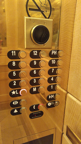 elevator panel